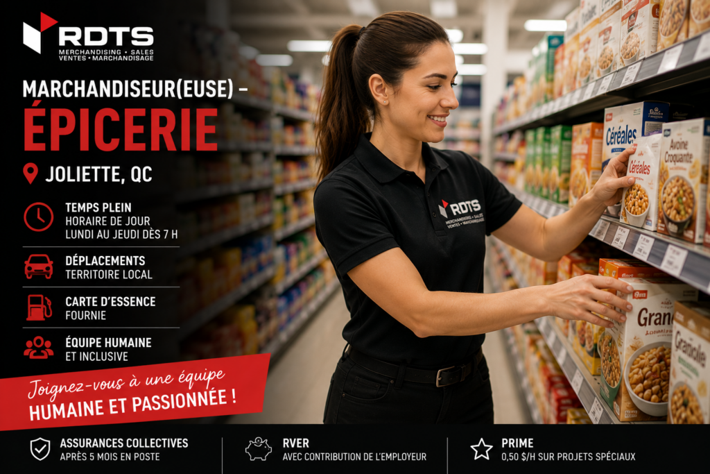 Marchandiseur(euse) - Épicerie - Joliette, QC